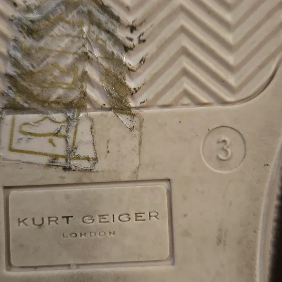 Kurt Geiger Pink Eye Detail Sneakers - Picture 6 of 9